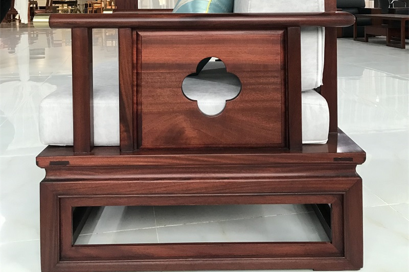 新中式单人沙发